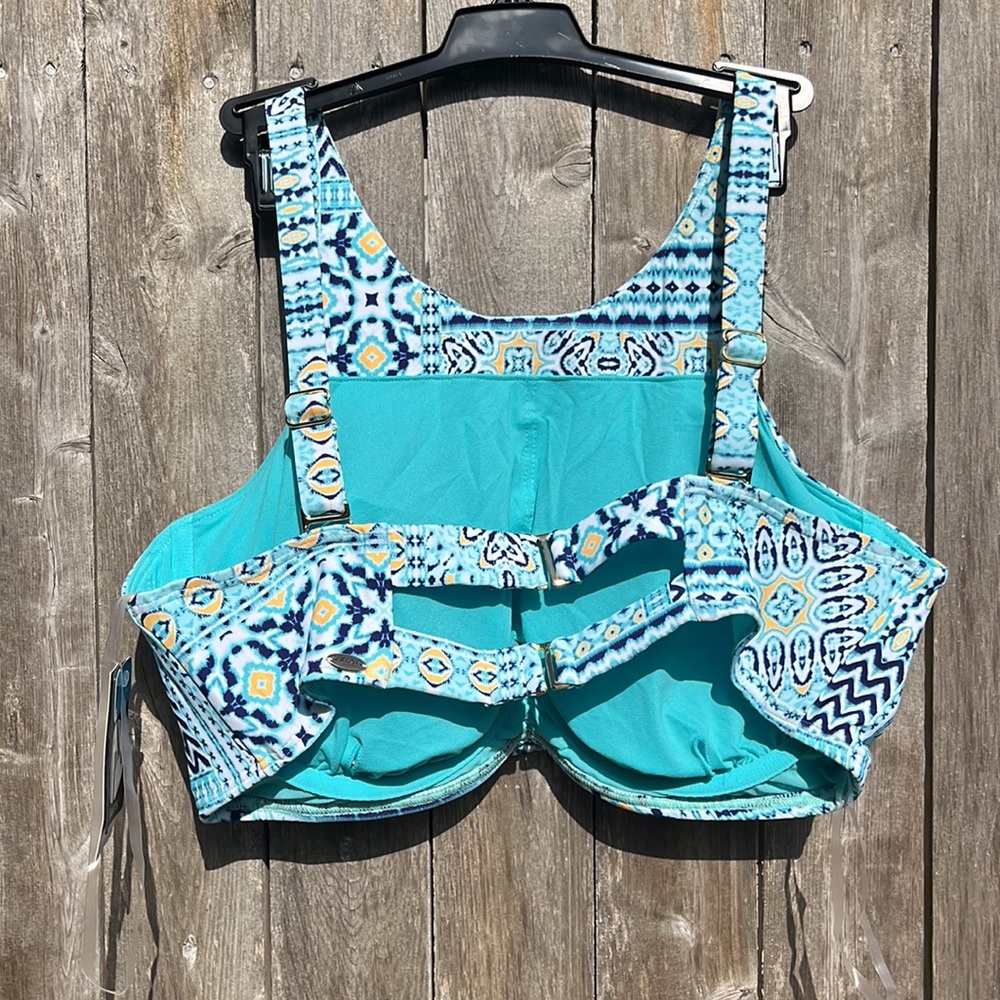CURVE by Sunsets Majorca Hollywood Hi-Neck Bikini Top,Size 18DD/E,NWT - Picture 14 of 14